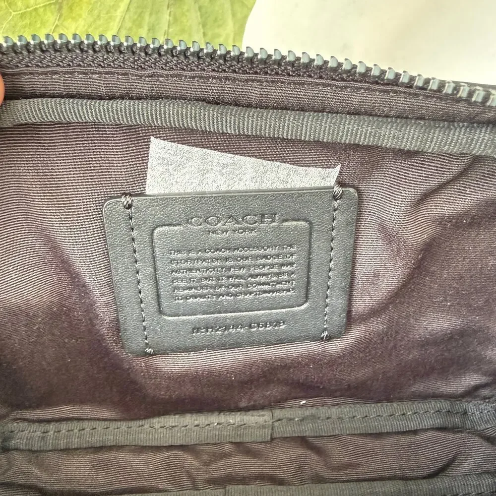 Last 1‼️COACH Carrier Phone Crossbody C6819 Orange Multi